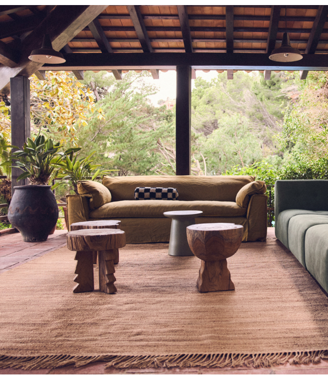 HKLIVING Vloerkleed Outlander hemp rug (250x350cm)