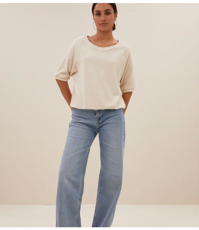 BY-BAR T-shirt neva slub top NOOS