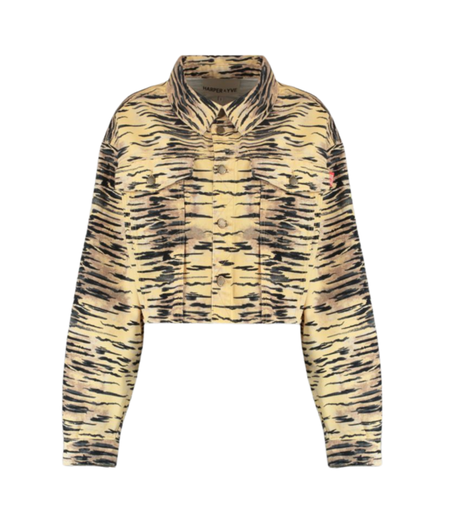 HARPER & YVE Jacket LENY-SK TRASHY TIGER - YELLOW