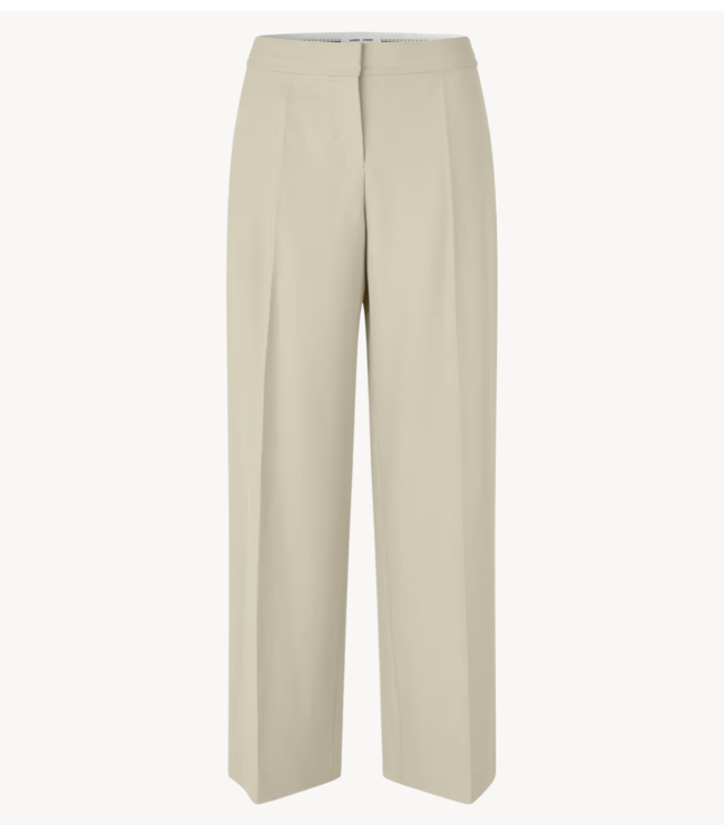Samsøe Samsøe Broek SAHAY TROUSERS 13103 white pepper