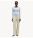 Samsøe Samsøe Broek SAHAY TROUSERS 13103 white pepper
