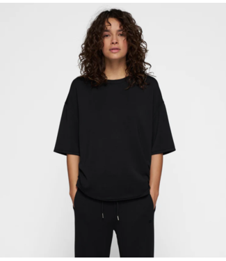 10DAYS Top soft scuba tee black 10DAYS365