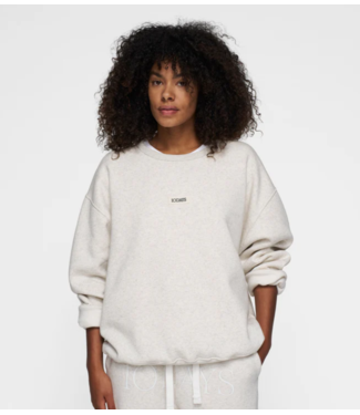 10DAYS Trui The clean statement sweater soft white melee 10DAYS365
