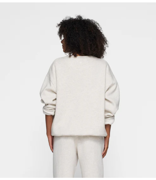 10DAYS Trui The clean statement sweater soft white melee 10DAYS365