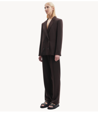 Samsøe Samsøe Hoys straight pants 7331 Mole BASICS