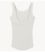 10DAYS Top ballet top back scoop ecru