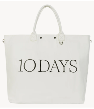 10DAYS Tas canvas shopper ecru