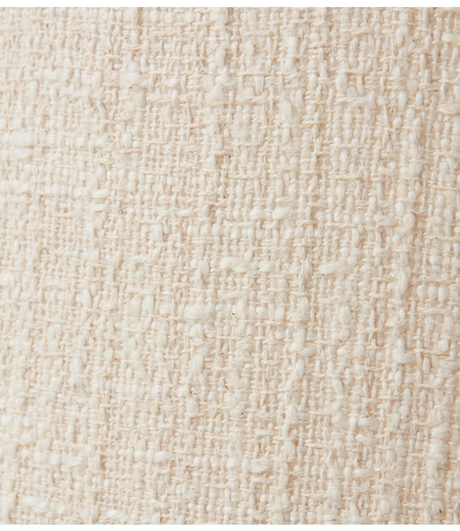 HKLIVING Lampenkap Lamp shade low boucle cream (38x38x43cm)