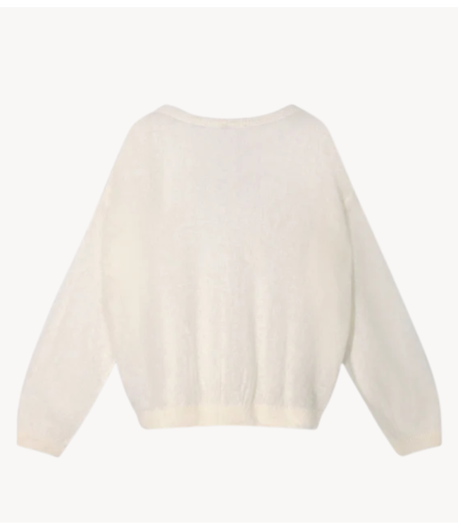 10DAYS Trui KNIT SWEATER ecru 10DAYS365
