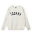 10DAYS Trui The statement sweater soft white melee 10DAYS365