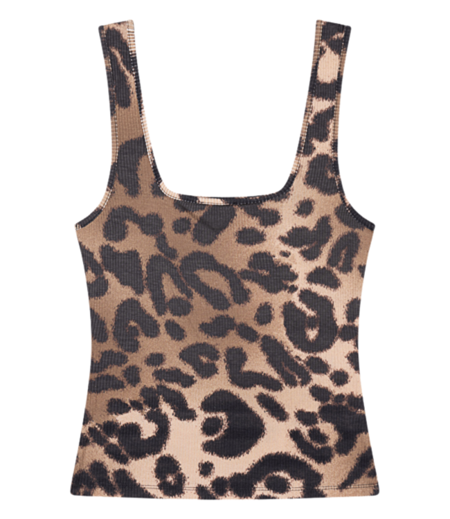 Alix The Label Top ladies knitted jaguar tanktop animal
