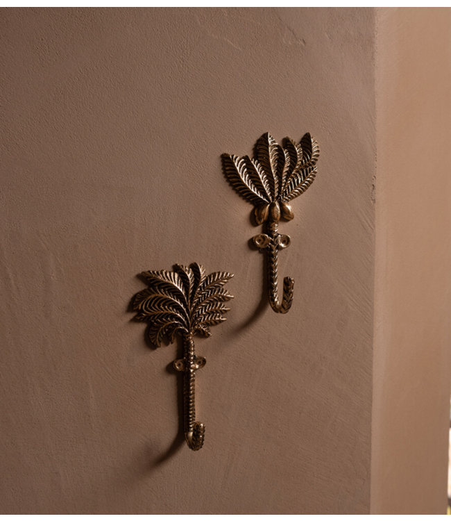 Doing Goods Wandhaak Devi Palmtree Hook set