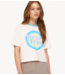 HARPER & YVE T-shirt HOTSTUFF-SS CROPPED ECRU
