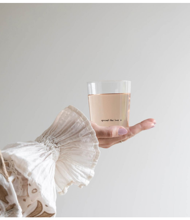 Kklup Home Selection Waterglas Tumbler M spread the love 300 ml