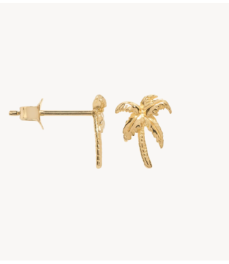 Anna+Nina Oorbel Single Small Palmier Stud