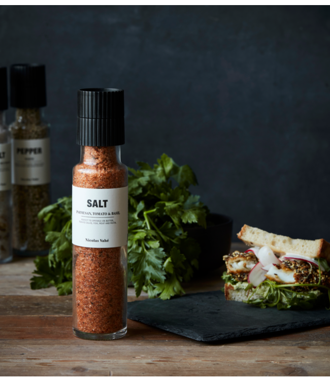 Nicolas Vahé Zout Salt, parmesan, tomato & basil  300g