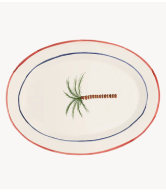 Anna+Nina Schaal Palm Tree Serving Platter Multicolour