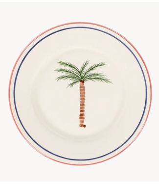 Anna+Nina Ontbijtbord Palm Tree Breakfast Plate Multicolour