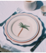 Anna+Nina Ontbijtbord Palm Tree Breakfast Plate Multicolour