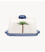 Anna+Nina Botervloot Palm Tree Butter Dish Multicolour