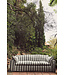 HKLIVING Bank Nomad couch: 244cm rocco, chalkstripe