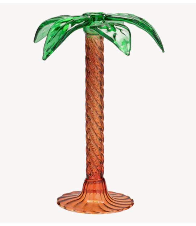 Anna+Nina Kaarsenhouder Palm Tree Candle Holder Multicolour