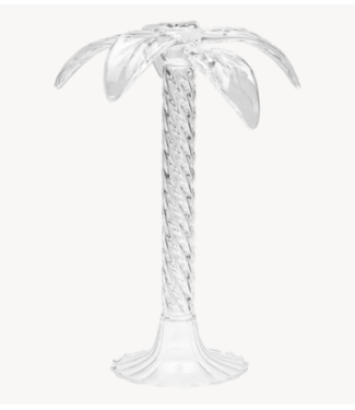 Anna+Nina Kaarsenhouder Clair Palm Tree Candle Holder White