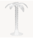 Anna+Nina Kaarsenhouder Clair Palm Tree Candle Holder White