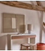 Pomax BLANCHE - canvas met kader - L 100 x W 80 x H 5 cm - zandkleur