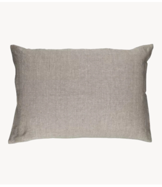 Pomax ALPHA BASICS - kussen - linnen - L 70 x W 50 cm - naturel