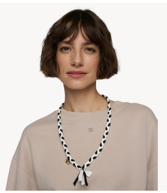 10DAYS Ketting braided necklace black