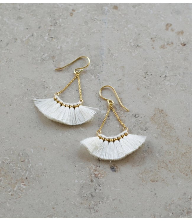 BY-BAR Oorbellen PD Romee Earring off white