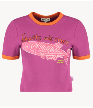 HARPER & YVE T-shirt FRUITSDEMER-SS VIVID VIOLA