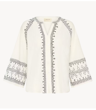 Blouse CRSara Shirt Marshmallow black