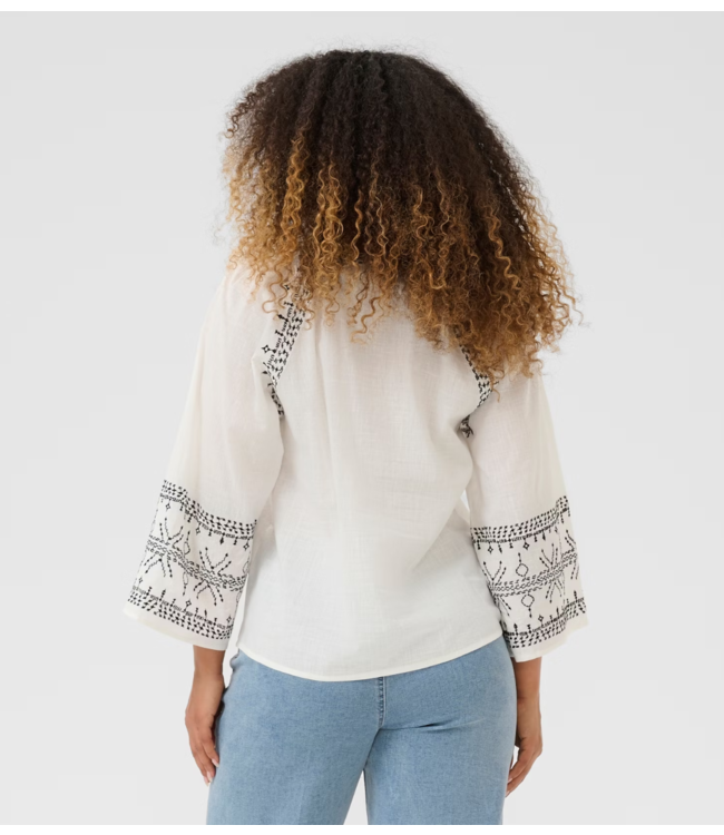 Cream Blouse CRSara Shirt Marshmallow black