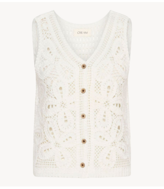 Cream Top CRKittie Knit Slipover Marshmallow