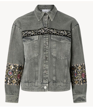Y.A.S Jacket YASVISION LS OVERSIZE JACKET Medium Grey Denim