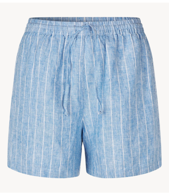 Samsøe Samsøe Broek MAREN STRING SHORTS 14329 Blue Jasper St.