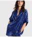 Alix The Label Top ladies woven sequins top cobalt