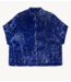 Alix The Label Top ladies woven sequins top cobalt