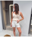 GUUS Broek Short denim zakje ecru
