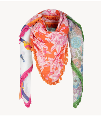 Sjaal Scarf mix print
