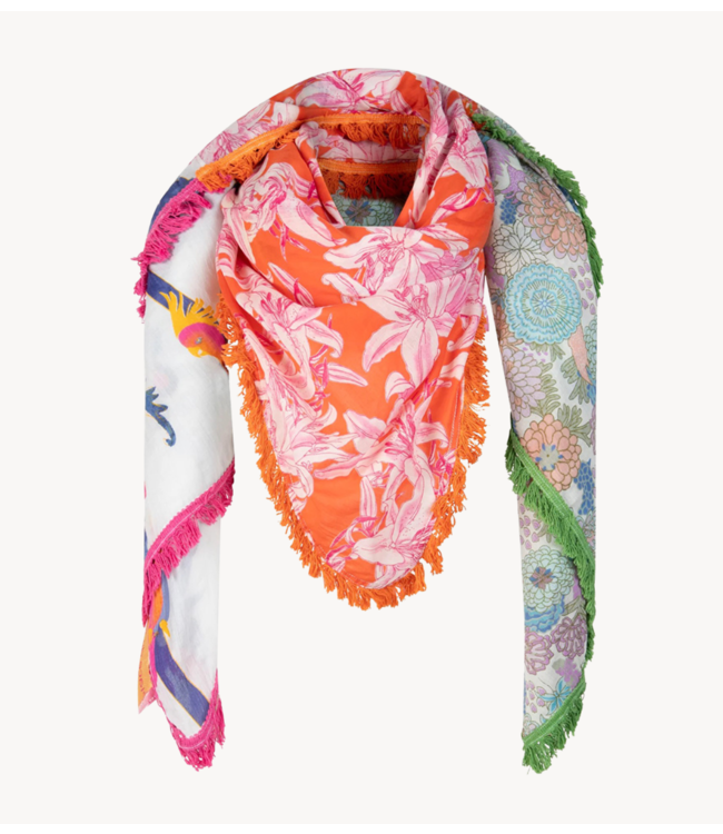 Sjaal Scarf mix print