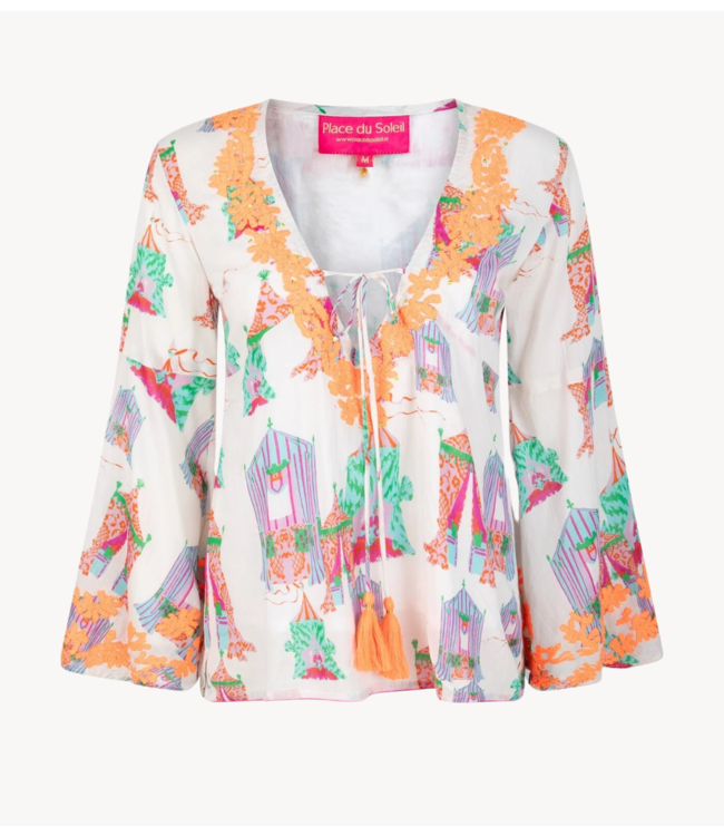 Blouse Wide sleeves top tents