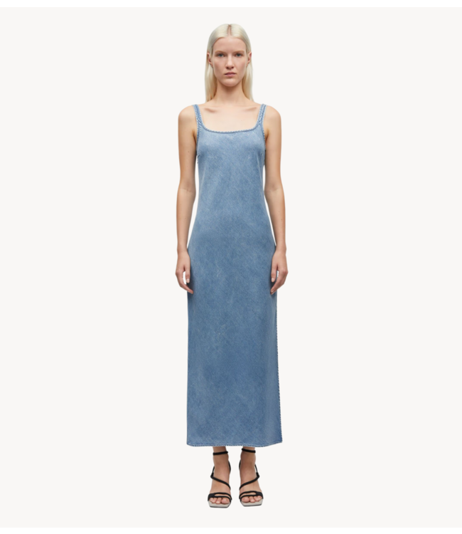 Samsøe Samsøe Jurk SASUNNA DRESS 15645 Denim Blue