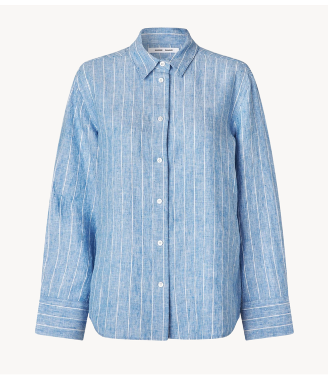 Samsøe Samsøe Blouse SANOT SHIRT 14329 Blue Jasper St.