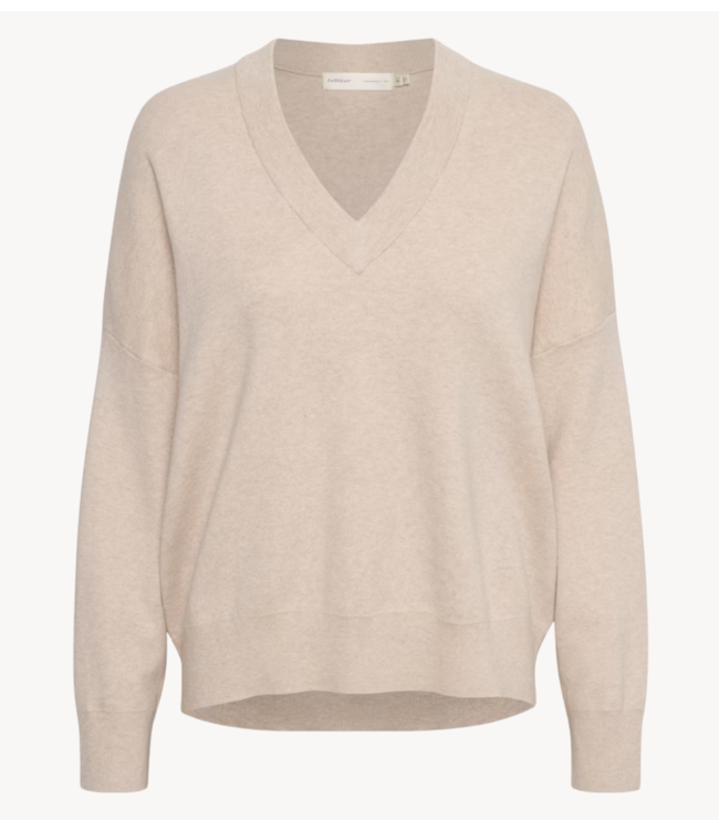 Inwear Trui FosterIW V-Neck Simply Taupe Melange
