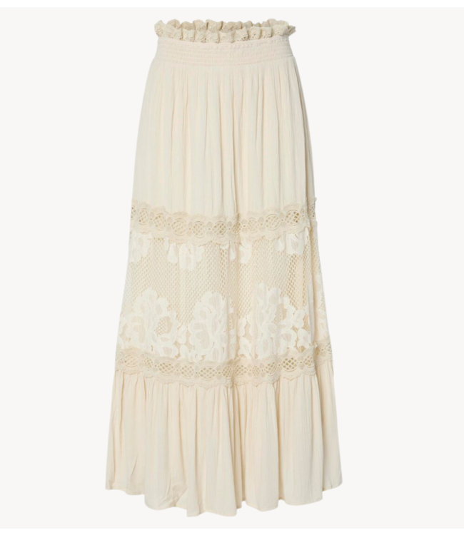 Y.A.S Rok YASMIZA HW ANKLE SKIRT S. - FEST birch