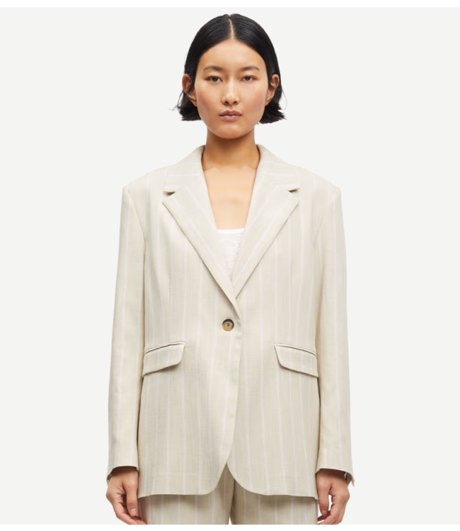 Samsøe Samsøe Blazer SAHAVEN BLAZER 15664 White Pepper St.
