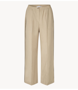 Samsøe Samsøe Broek SATOVE TROUSERS 15262 White Pepper